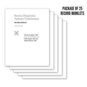 BDAE-3 Long Form Record Booklets (25)