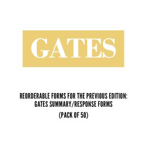 GATES (PREVIOUS Edition) Summary/Response Forms (50)